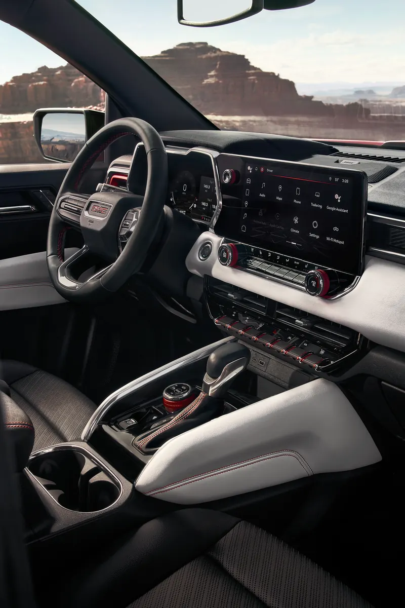 2026 GMC Canyon infotainment system at Matick Buick GMC in Southfield MI