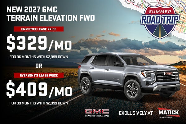 New 2027 GMC Terrain Elevation FWD