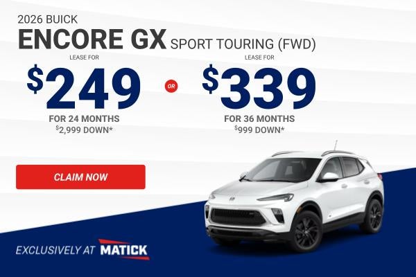 $249/mo Encore GX Lease
