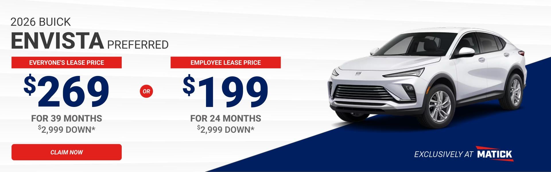 Lease an Envista at Matick Buick GMC