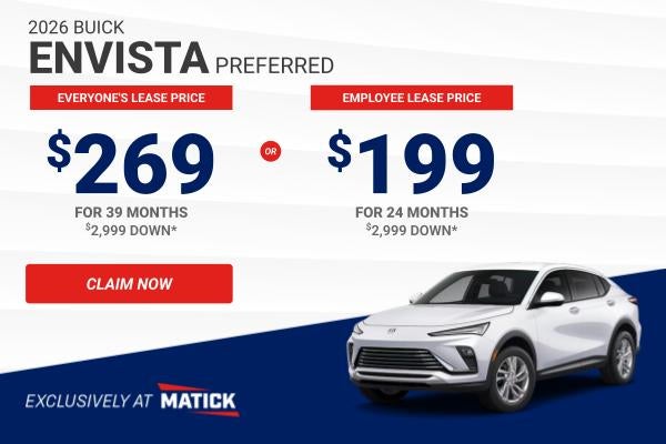 Lease an Envista at Matick Buick GMC