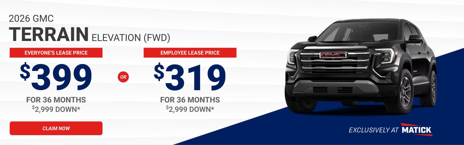 Lease a Terrain from Matick Buick GMC
