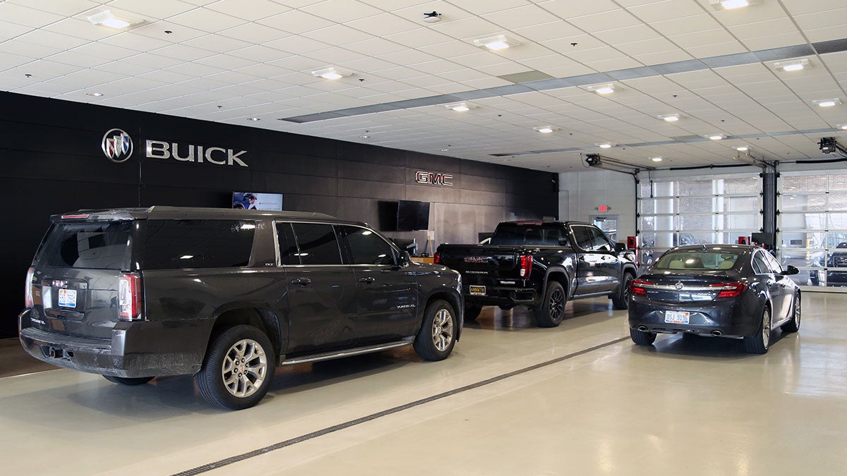 Service reception center at Matick Buick GMC in Southfield, MI