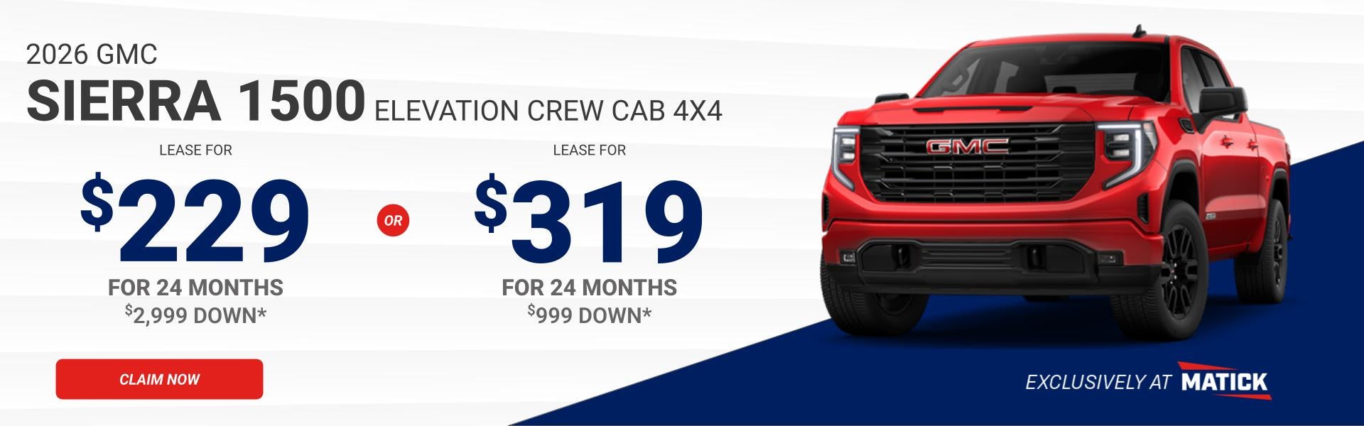 $229/mo Sierra Lease