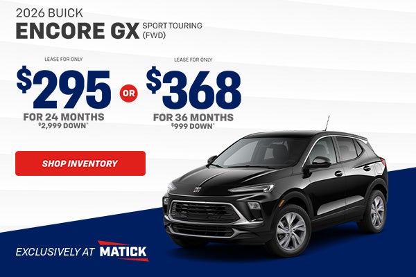 $295/mo Encore GX Lease