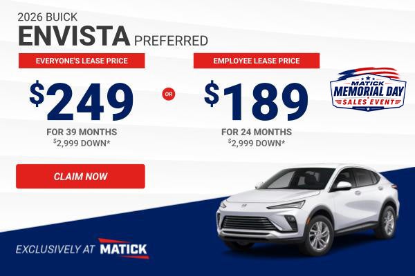 Shop Employee & Everyone's Envista Lease Prices