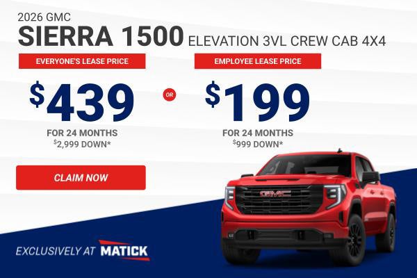 Shop Employee & Everyone's Sierra Lease Prices